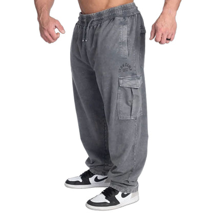 Iron Camp Baggy Pants Washed Black - Gasp
