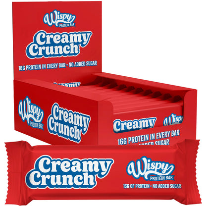 Wispy Protein Bar, 10x55g Creamy Crunch