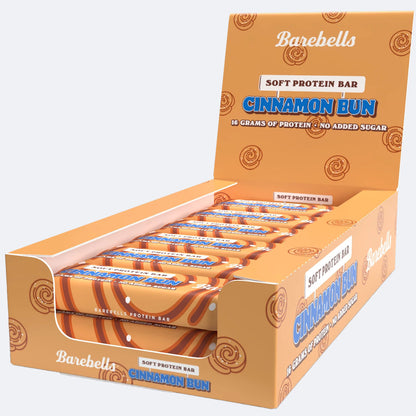 Barebells Soft Protein Bar, 12 x 55 g, Cinnamon Bun