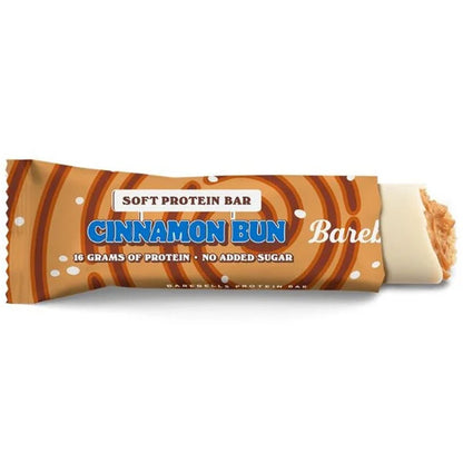 Barebells Soft Protein Bar, 12 x 55 g, Cinnamon Bun