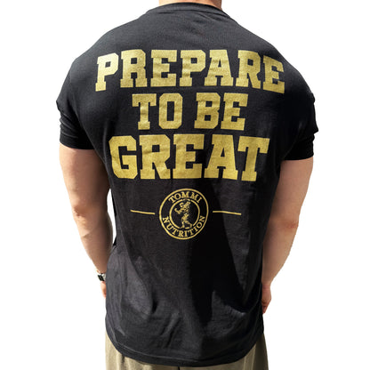 Classic T-Shirt Black & Gold - Tommi Nutrition / GASP