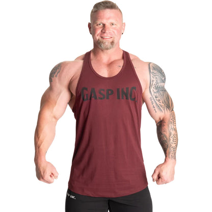 Gasp Essential T-Back - Maroon