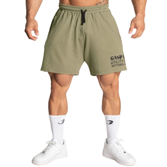 Thermal Shorts 6" Washed Green - Gasp