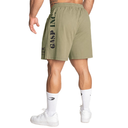 Thermal Shorts 6" Washed Green - Gasp