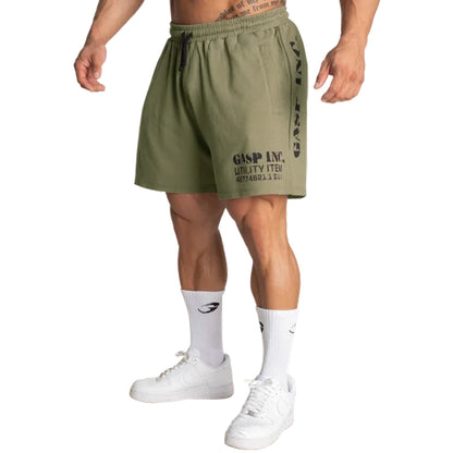 Thermal Shorts 6" Washed Green - Gasp