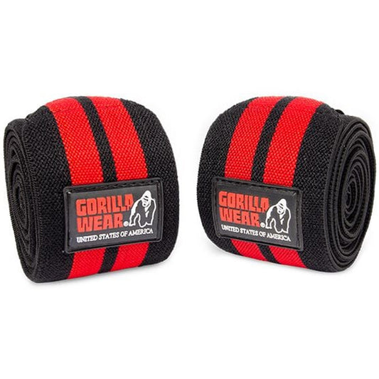 Knee Wraps 200cm, Black -Gorilla Wear