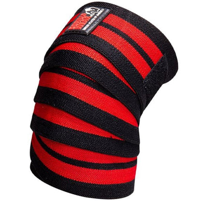 Knee Wraps 200cm, Black -Gorilla Wear
