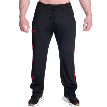 2 Stripe St Mesh Pant Black/Red - Gasp