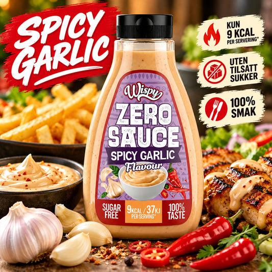 Wispy Zero Sauce, 430g - Spicy Garlic