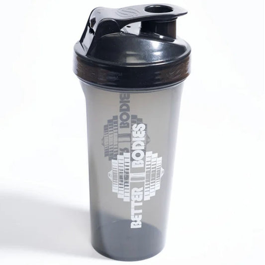Shaker 0,8 L – Transparent Black/White – Better Bodies