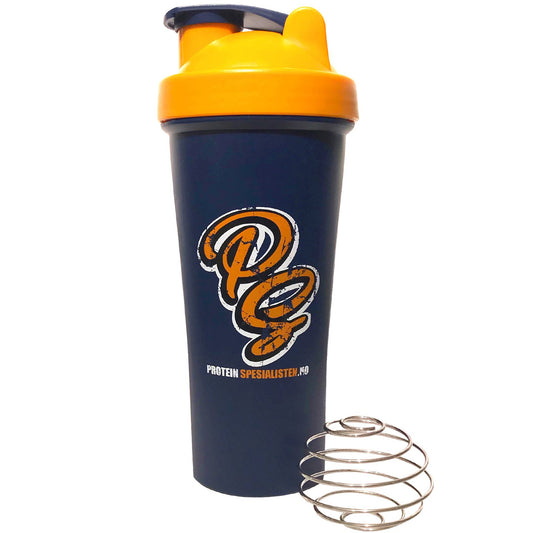 SHAKER MARINEBLÅ / ORANSJE – MED STÅLBALL (700 ML), PS