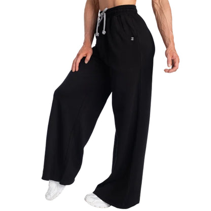 Wide Sweatpants Black - Better Bodies