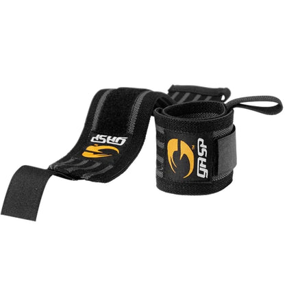 Hardcore Wrist Wraps Black/Grey – GASP