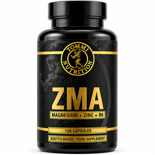 ZMA MED MAGNESIUMBISGLYCINAT – SINK & B6 – 120 KAPSLER TN