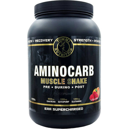 Aminocarb Muscle Shake - 1200g - TN - Tommi Nutrition - hos Tommi Nutrition