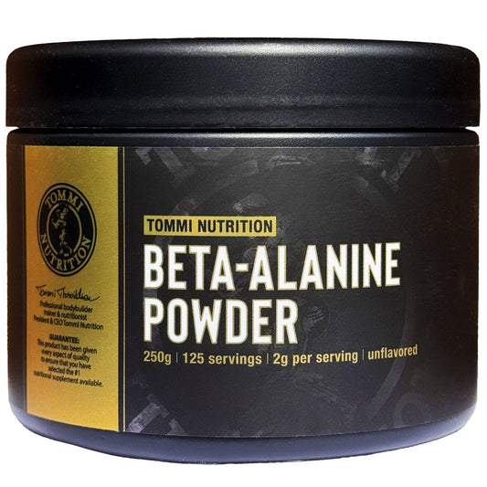Beta Alanine Powder 250g - TN - Tommi Nutrition - hos Tommi Nutrition