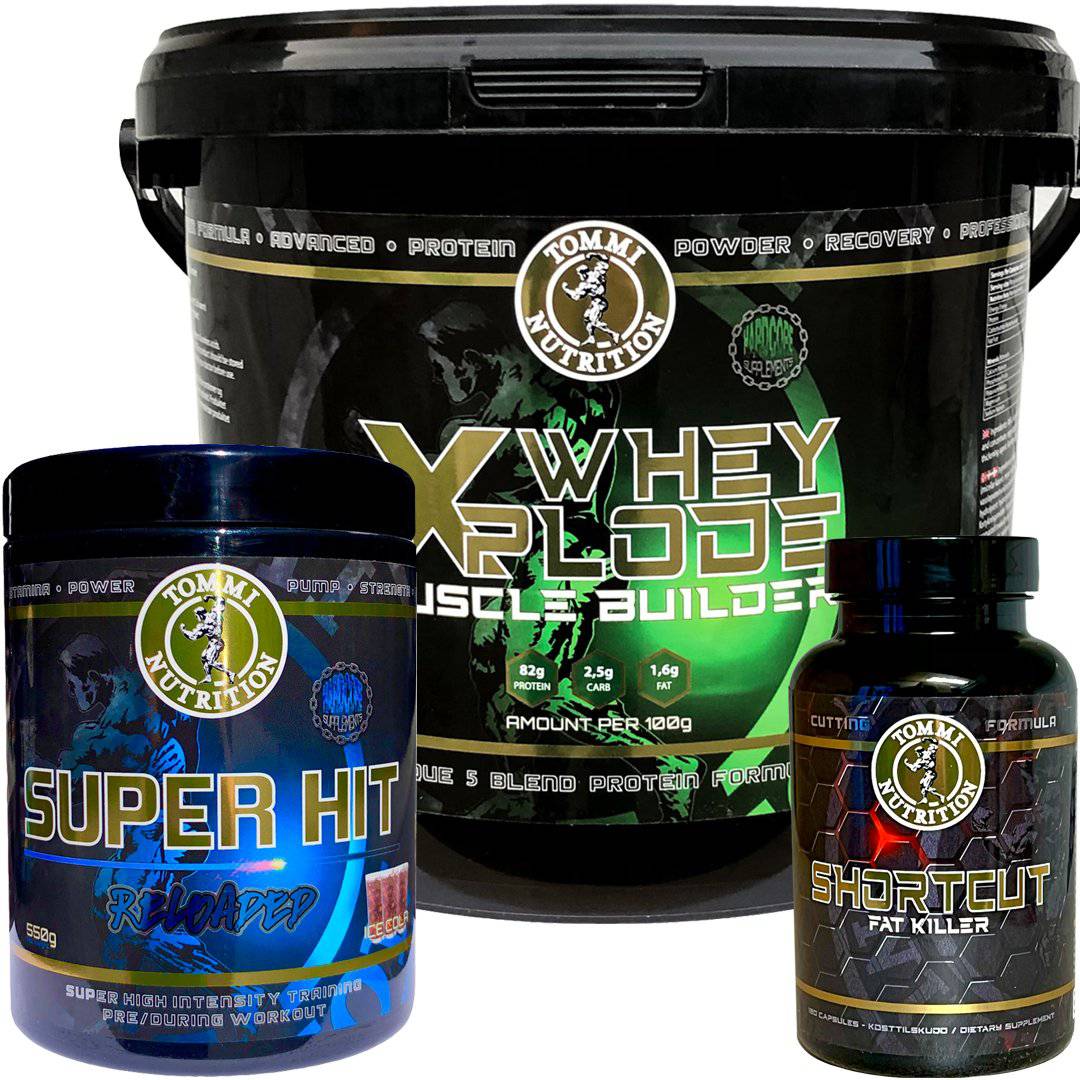 Build, Pump & Burn Stack - Tommi Nutrition - hos Tommi Nutrition