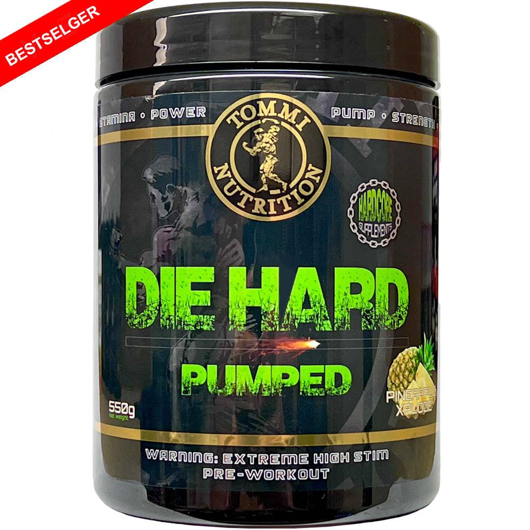 DIE HARD PUMPED 550G - TN - Ny oppgradert formel - Tommi Nutrition - hos Tommi Nutrition