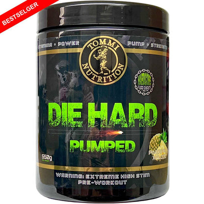 DIE HARD PUMPED 550G - TN - Ny oppgradert formel - Tommi Nutrition - hos Tommi Nutrition