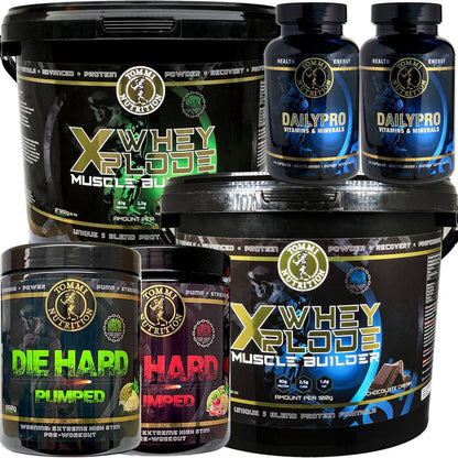 Die Hard & Xplode Double Stack - Tommi Nutrition - hos Tommi Nutrition