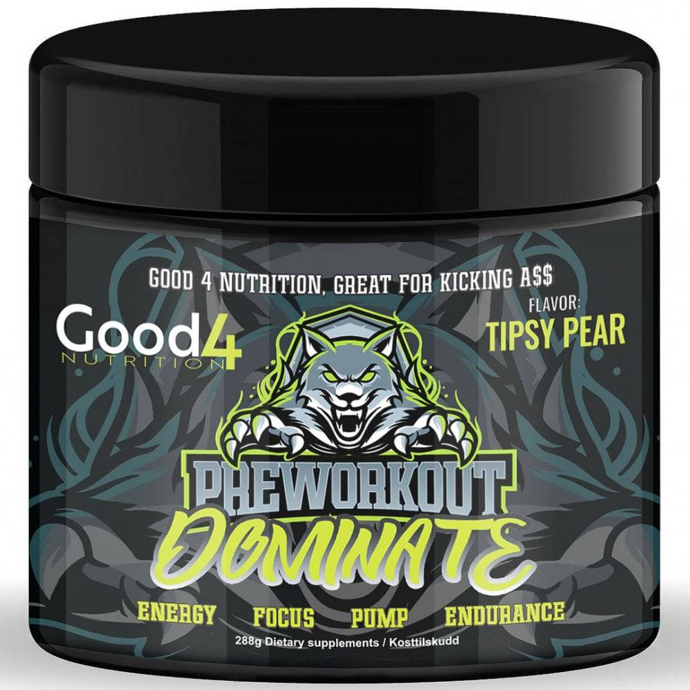 Dominate PWO 288g, Good 4 Nutrition - G4N - hos Tommi Nutrition