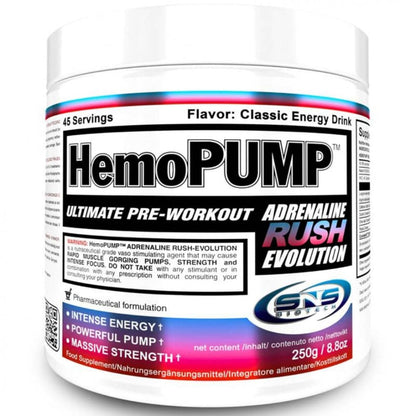 HemoPUMP, 250g, SNS Biotech - SNS Biotech - hos Tommi Nutrition
