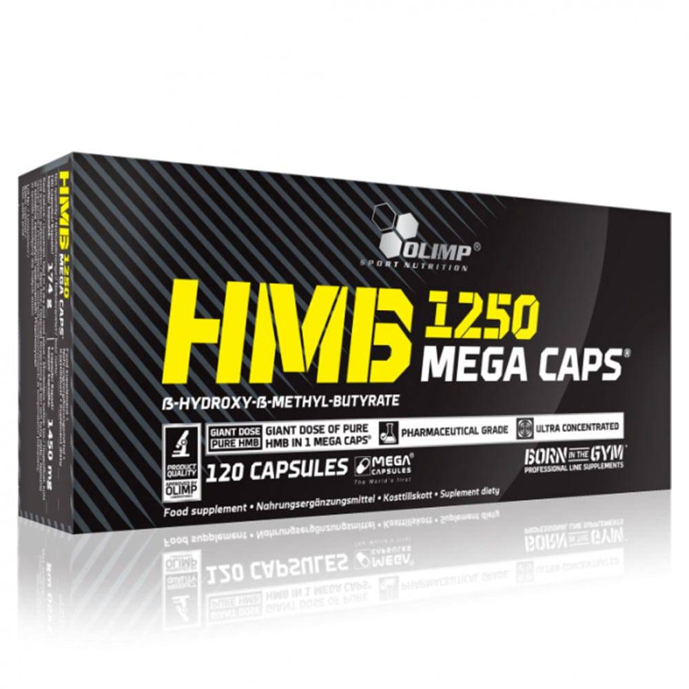 HMB 1250 Mega Caps 120 Kapsler - Olimp - hos Tommi Nutrition