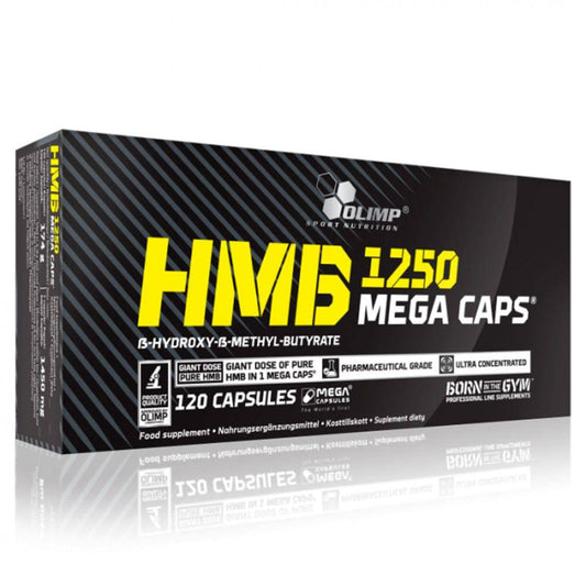 HMB 1250 Mega Caps 120 Kapsler - Olimp - hos Tommi Nutrition