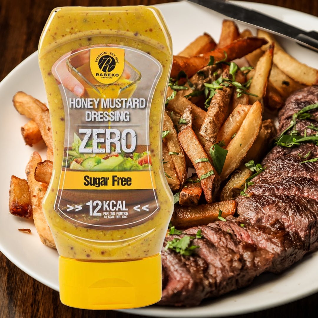 Honey Mustard Dressing Zero 350ml, Rabeko - Rabeko - hos Tommi Nutrition