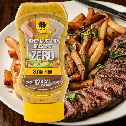 Honey Mustard Dressing Zero 350ml, Rabeko - Rabeko - hos Tommi Nutrition