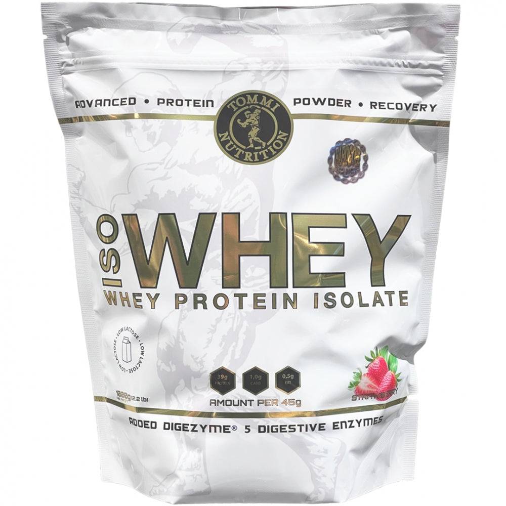 ISO WHEY 1000G - 100% ISOLATE (Velg Smak) - Tommi Nutrition