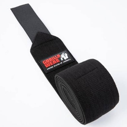 Knee Wraps 200cm, Black, Gorilla Wear - Gorilla Wear - hos Tommi Nutrition