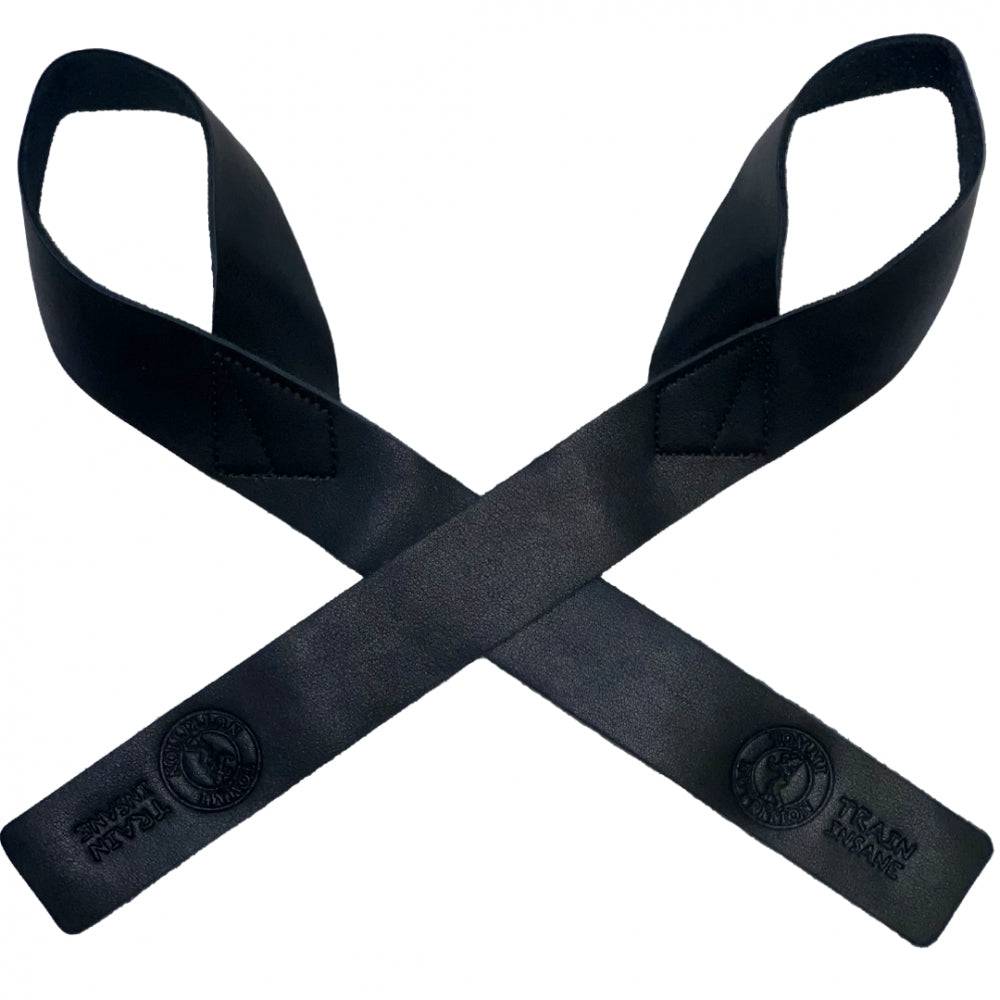 LEATHER LIFTING STRAPS BLACK, TN - Tommi Nutrition - hos Tommi Nutrition
