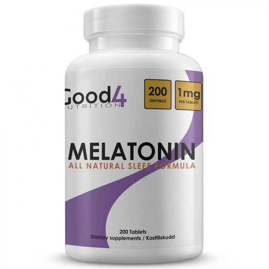 Melatonin 200 tabs, Good 4 Nutrition - G4N - hos Tommi Nutrition
