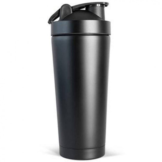 Metal Shaker, 820ml, Black Matt, K2K - K2K - hos Tommi Nutrition