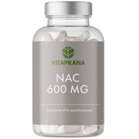 NAC, 600mg 100 kapsler, Vitaprana - Vitaprana - hos Tommi Nutrition