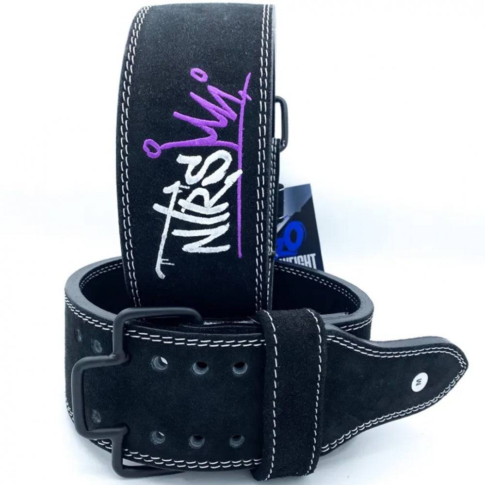 NTRS Weight Lifting Belt, Black / Purple - NTRS - hos Tommi Nutrition