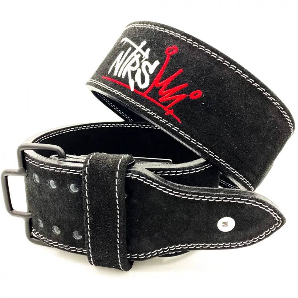 NTRS Weight Lifting Belt, Black / Red - NTRS - hos Tommi Nutrition