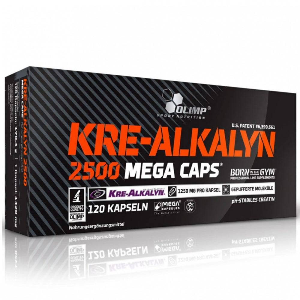 Olimp Kre - Alkalyn® 2500 Mega Caps® 120 kapsler - Olimp - hos Tommi Nutrition