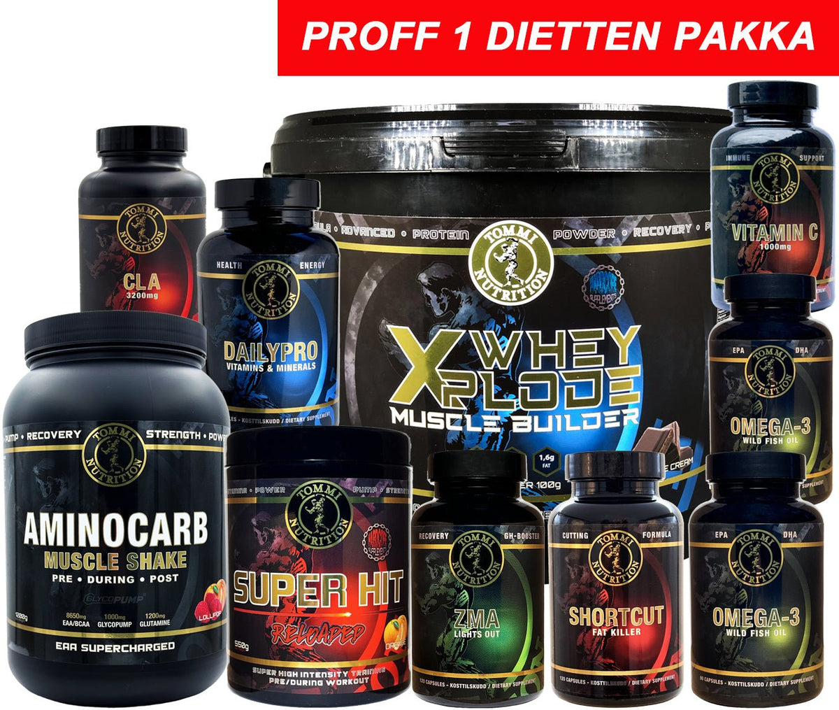 Proff Proff 1 Dietten Pakka – Tommi Nutrition