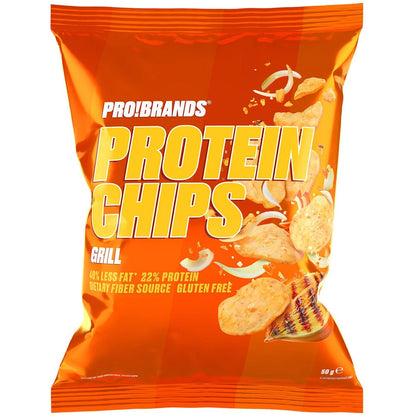 ProteinPro Chips 12x50g, Pro!Brands - Pro!Brands - hos Tommi Nutrition