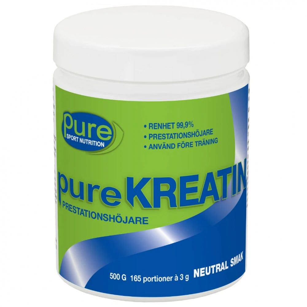 PURE KREATIN MONOHYDRAT POWDER 500G, Pure Sport Nutrition - Pure Sport Nutrition - hos Tommi Nutrition