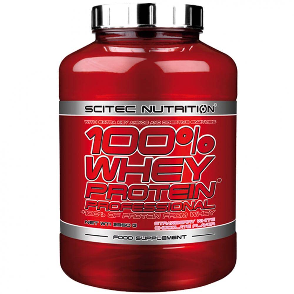Scitec 100% Whey Protein Professional 2350g - Scitec - hos Tommi Nutrition