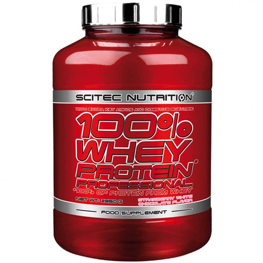 Scitec 100% Whey Protein Professional 2350g - Scitec - hos Tommi Nutrition
