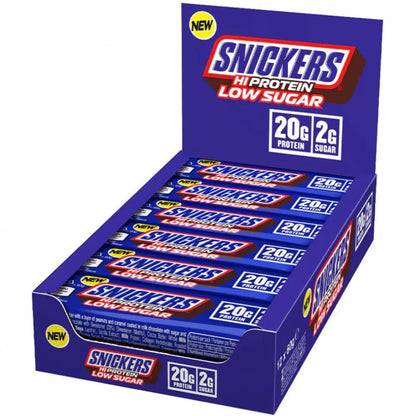 Snickers Low Sugar Protein bar 12 x 57g - Snickers - hos Tommi Nutrition