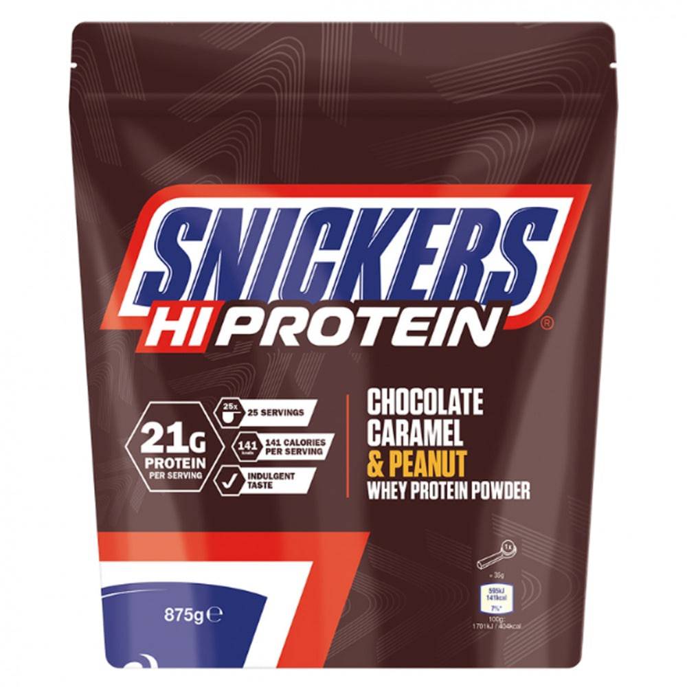 Snickers Protein Powder 875g, Chocolate Peanut - Snickers - hos Tommi Nutrition