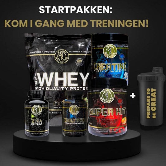 Startpakken + Gratis Shaker - Tommi Nutrition - hos Tommi Nutrition