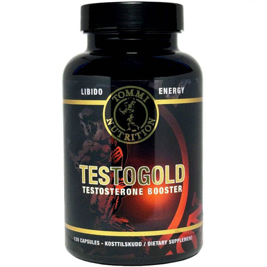 TESTOGOLD - 120 KAPSLER - Tommi Nutrition - hos Tommi Nutrition