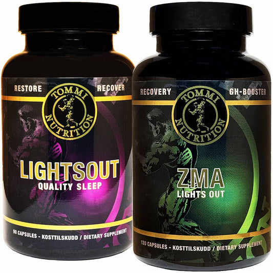 The Matrix Sleep Stack, ZMA & Lightsout - Tommi Nutrition - hos Tommi Nutrition