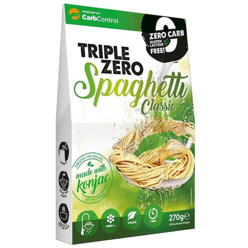 Triple Zero Spaghetti Classic 270g, Forpro - Forpro - hos Tommi Nutrition